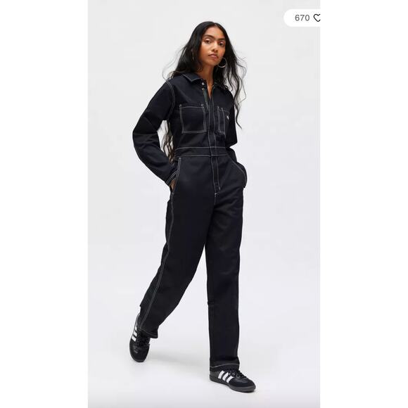 DICKIES Jumpsuit 'SUN PRARIE COVERALL W' in Black - Picture 1 of 5